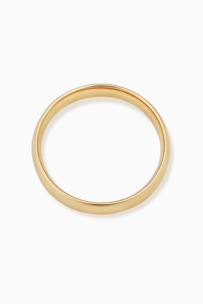 Mens Forever Band Bold Ring in 14K Gold, Alternate, color, Yellow Gold