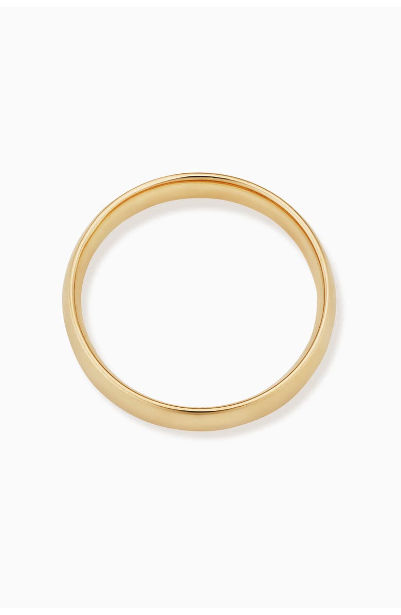 Oradina Mens Forever Band Bold Ring in 14K Gold, Alternate, color, Yellow Gold