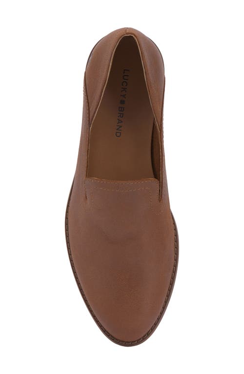 Lucky Brand Ellanzo Leather Loafer In Brown