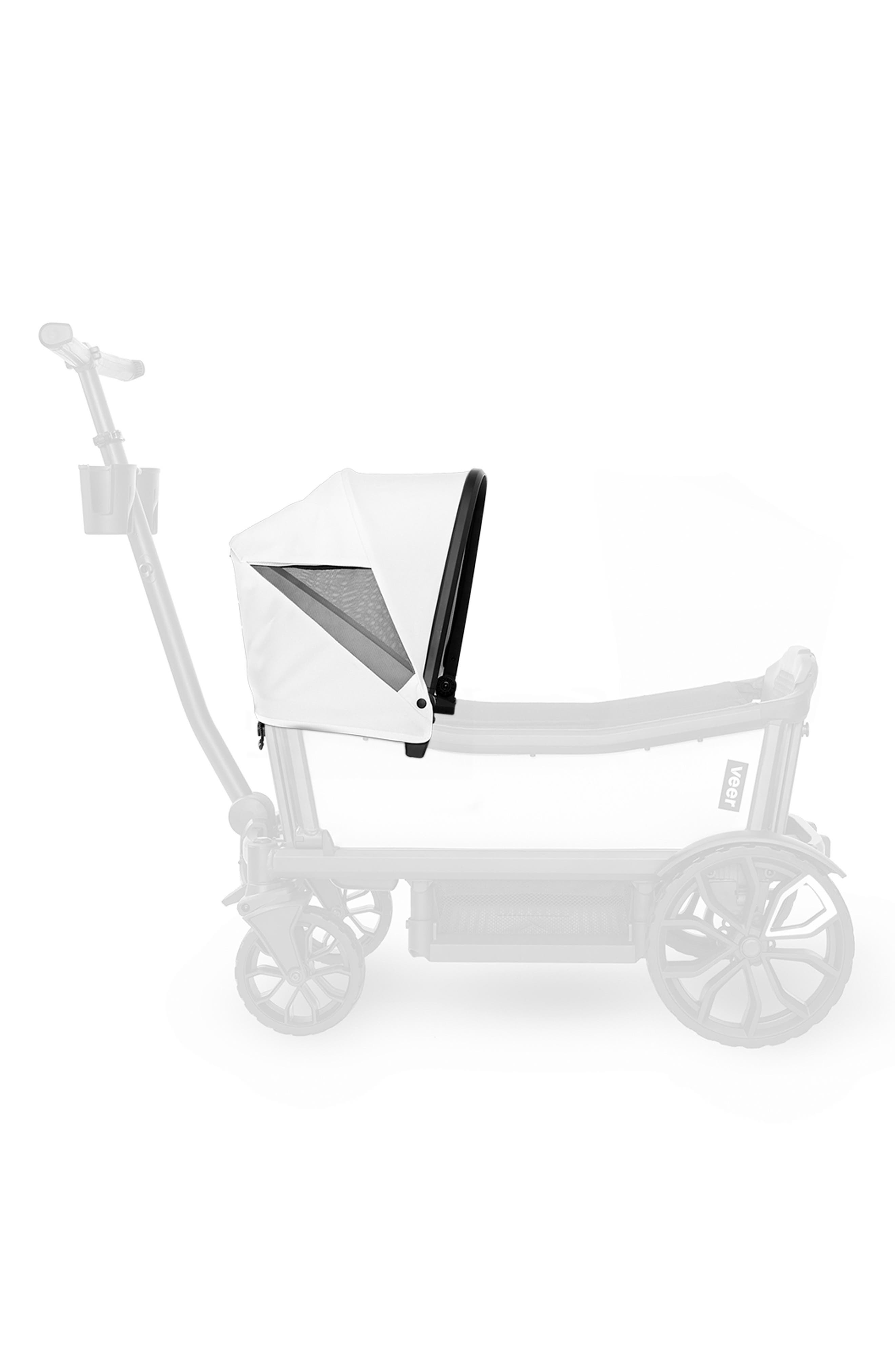 Veer Retractable Canopy for Cruiser in Savanna White 