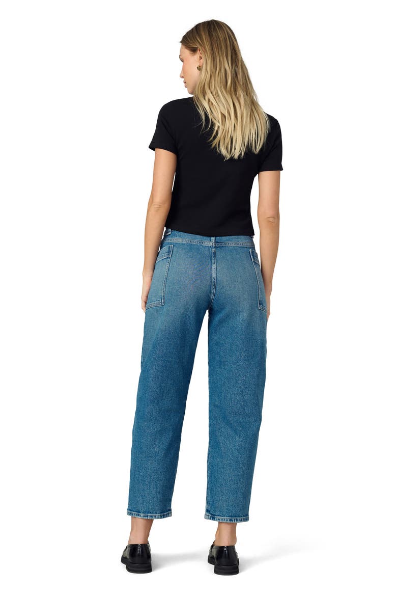 The Phoebe Patch Pocket Crop Straight Leg Jeans, Alternate, color, REFINED