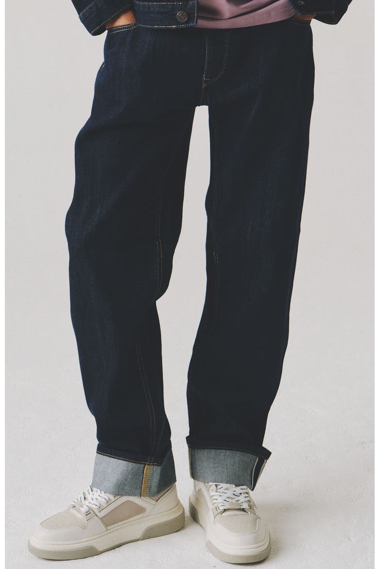 Straight-fit Fashion Jeans, Main, color, Dark Blue