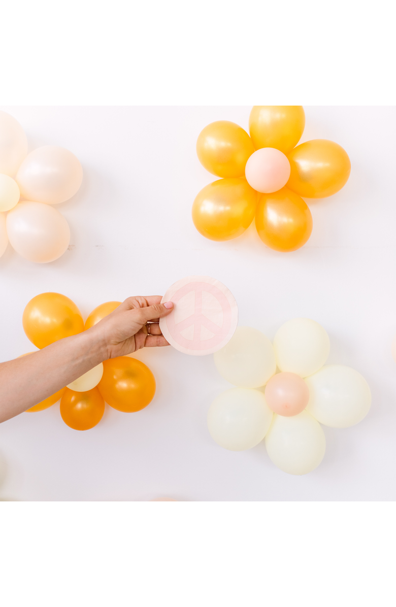 Jollity & Co Peace & Love Peace Cocktail Napkins, Alternate, color, Assorted Pre-Pack