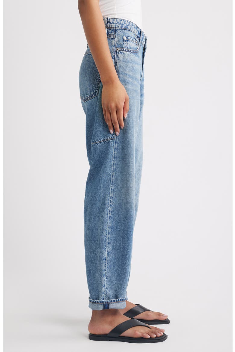 Featherweight Stevie Mid Rise Tapered Jeans, Alternate, color, ORIAN