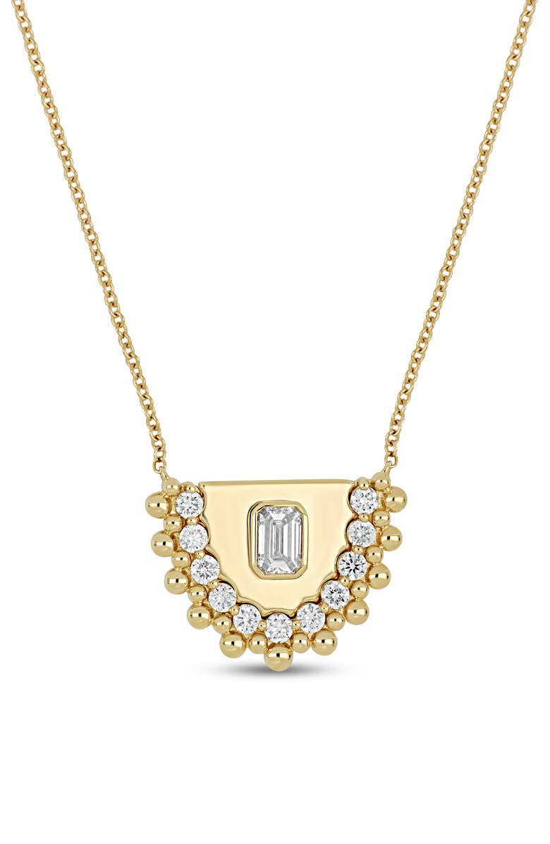 Bony Levy 18K Gold Mykonos Diamond Pendant Necklace, Main, color, 