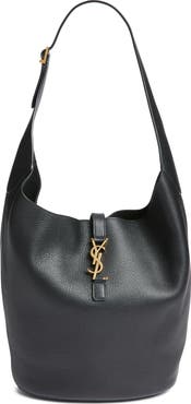 Saint Laurent Le 5 À 7 Leather Hobo Bag