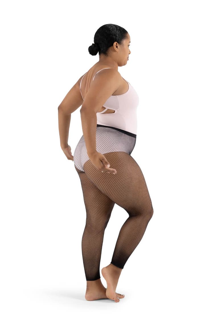 Crop Classic Fishnet Tight, Alternate, color, black