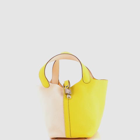 Picotin Lock Bag Bicolor Clemence PM