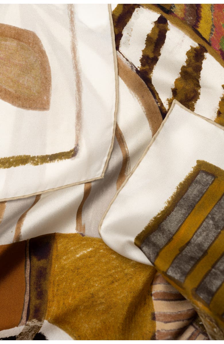 Elizabetta Nicola - Silk Foulard, Alternate, color, Earth Tones