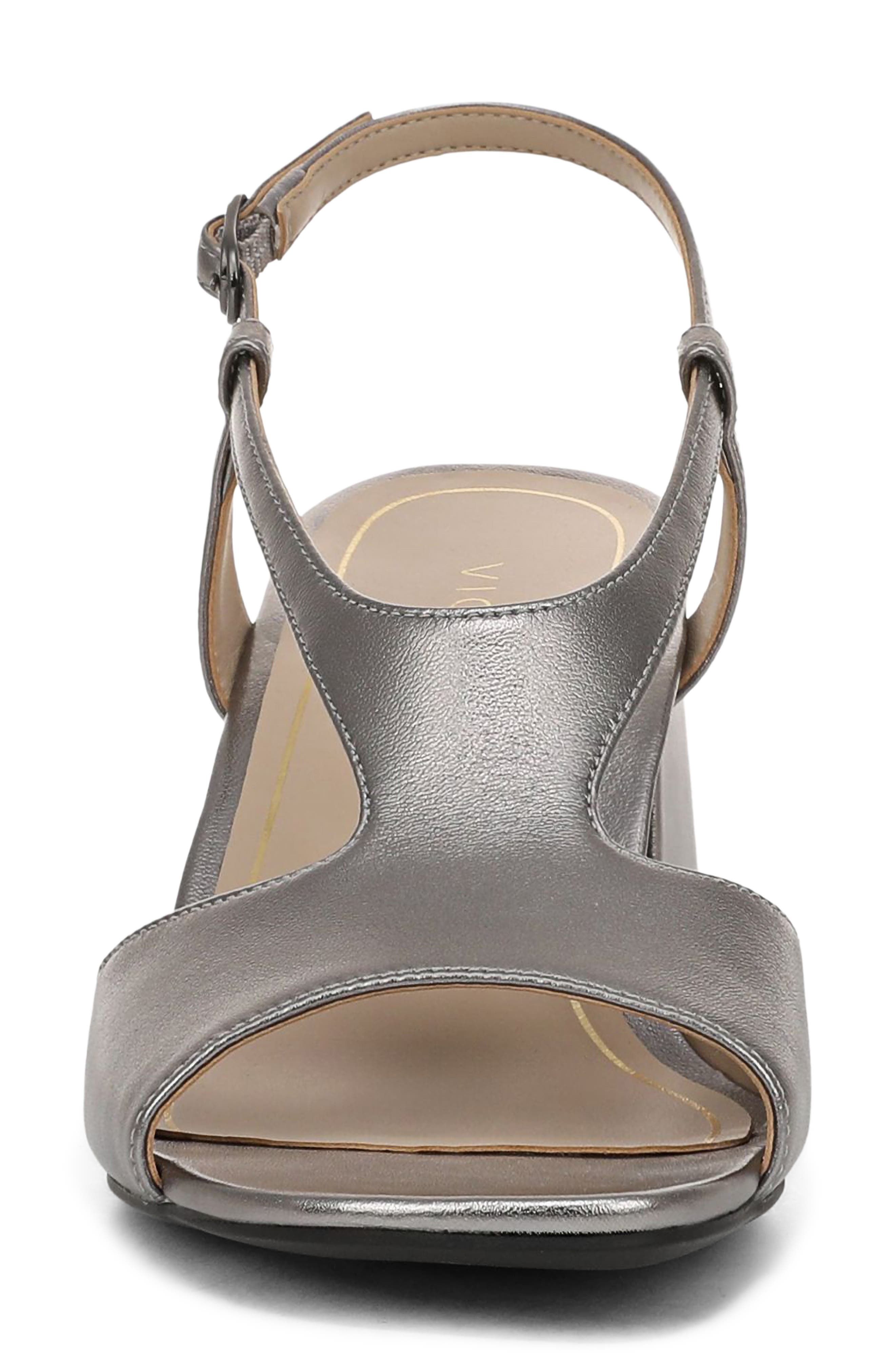 Raquel Block Heel Sandal, Alternate, color, PEWTER LEATHER