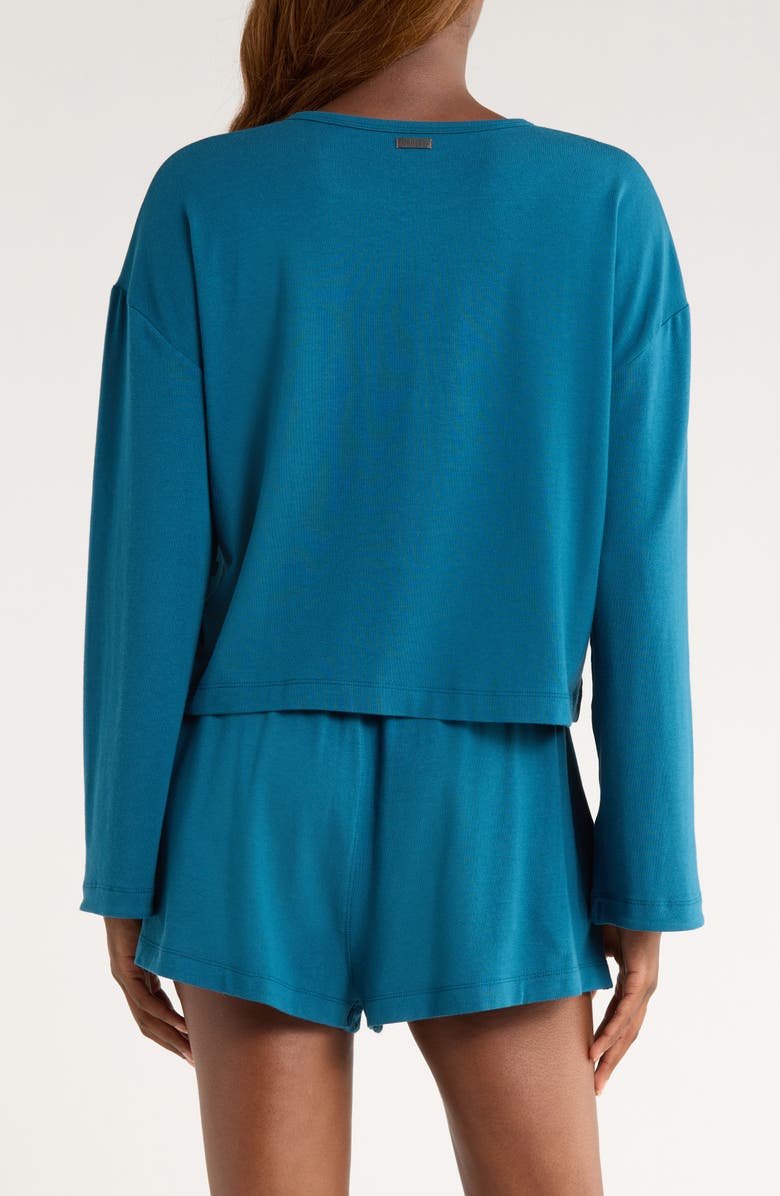 Lunya Slumberknit<sup>™</sup> Pajamas, Alternate, color, Piq Teal