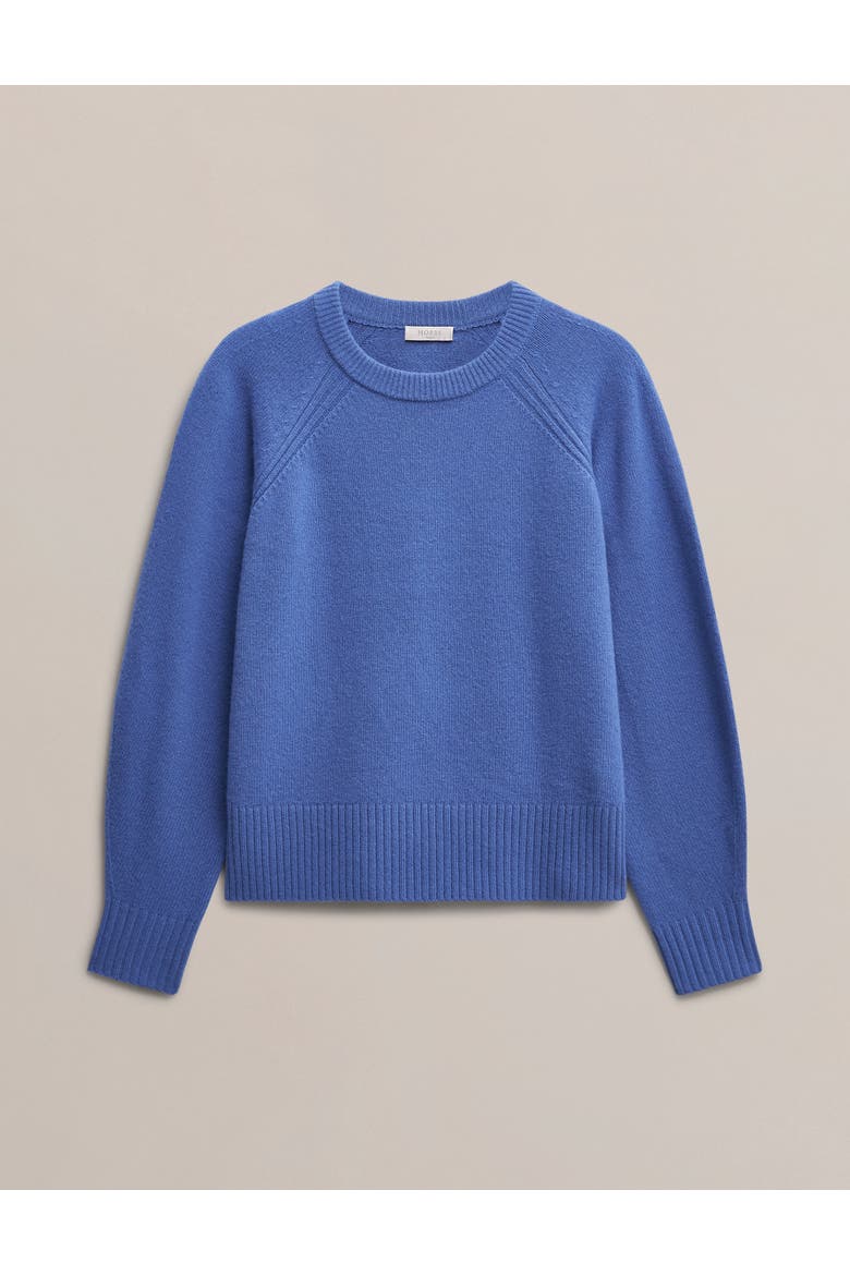 Morgan Crew Neck Knitted Jumper, Alternate, color, Thistle Blue