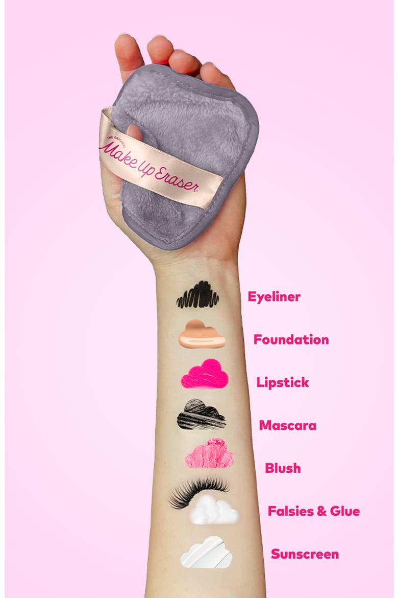 Neutral 7-Day MakeUp Eraser Set with Laundry Bag, Alternate, color, COOL NEUTRALS