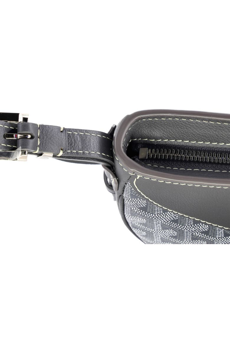 Pre-Owned Goyard Hirondelle Shoulder Bag Coated Canvas and Leather, Alternate, color, Gray