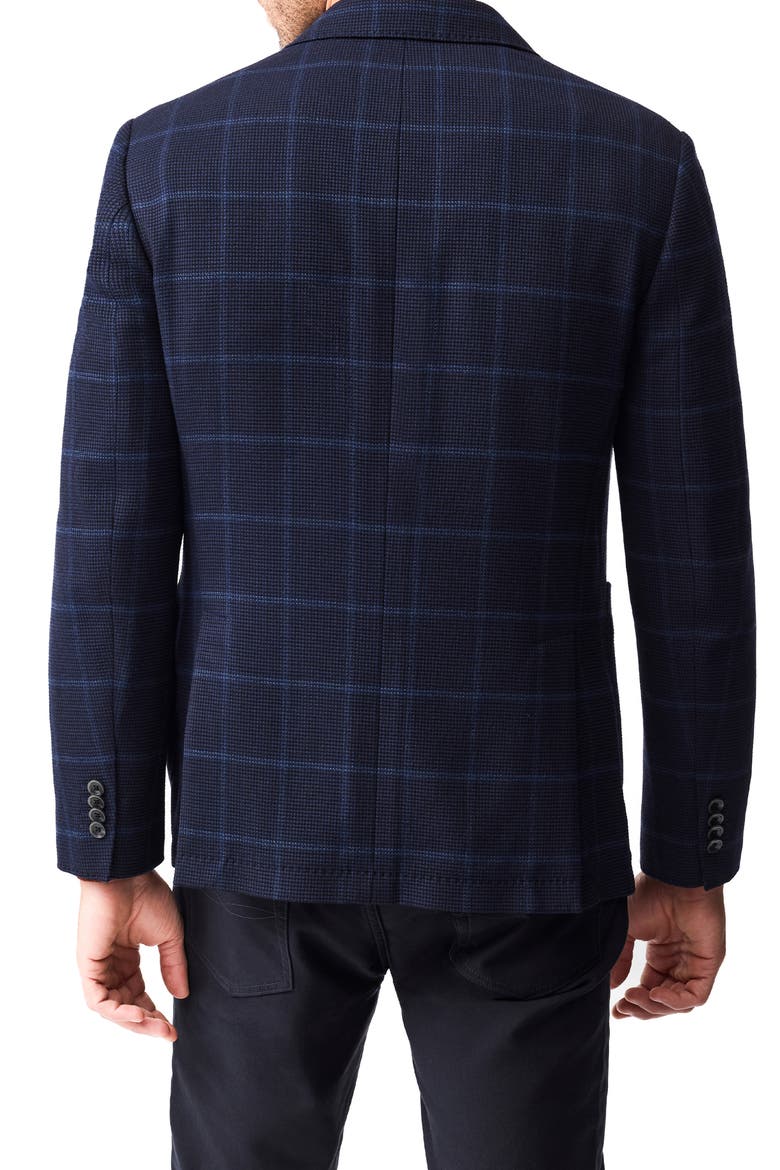 Campbell Point Windowpane Plaid Sport Coat, Alternate, color, MIDNIGHT