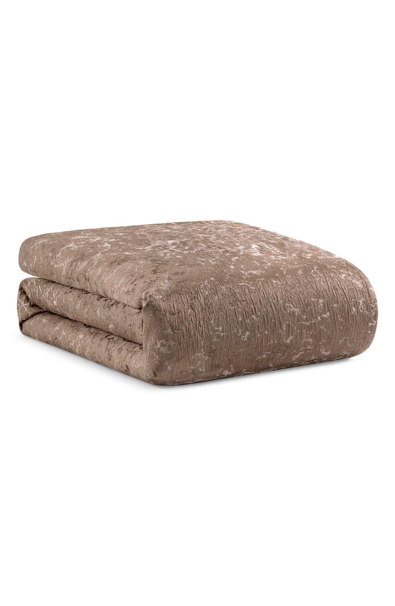 DONNA KARAN Mirage Embroidered Jacquard Duvet, Main, color, 