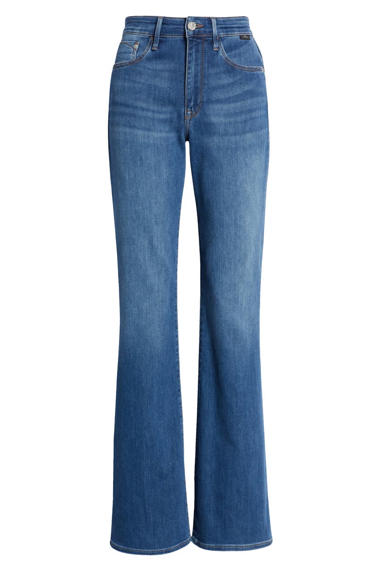 Claire Flare Leg Jeans, Alternate, color, MID SUPERSOFT