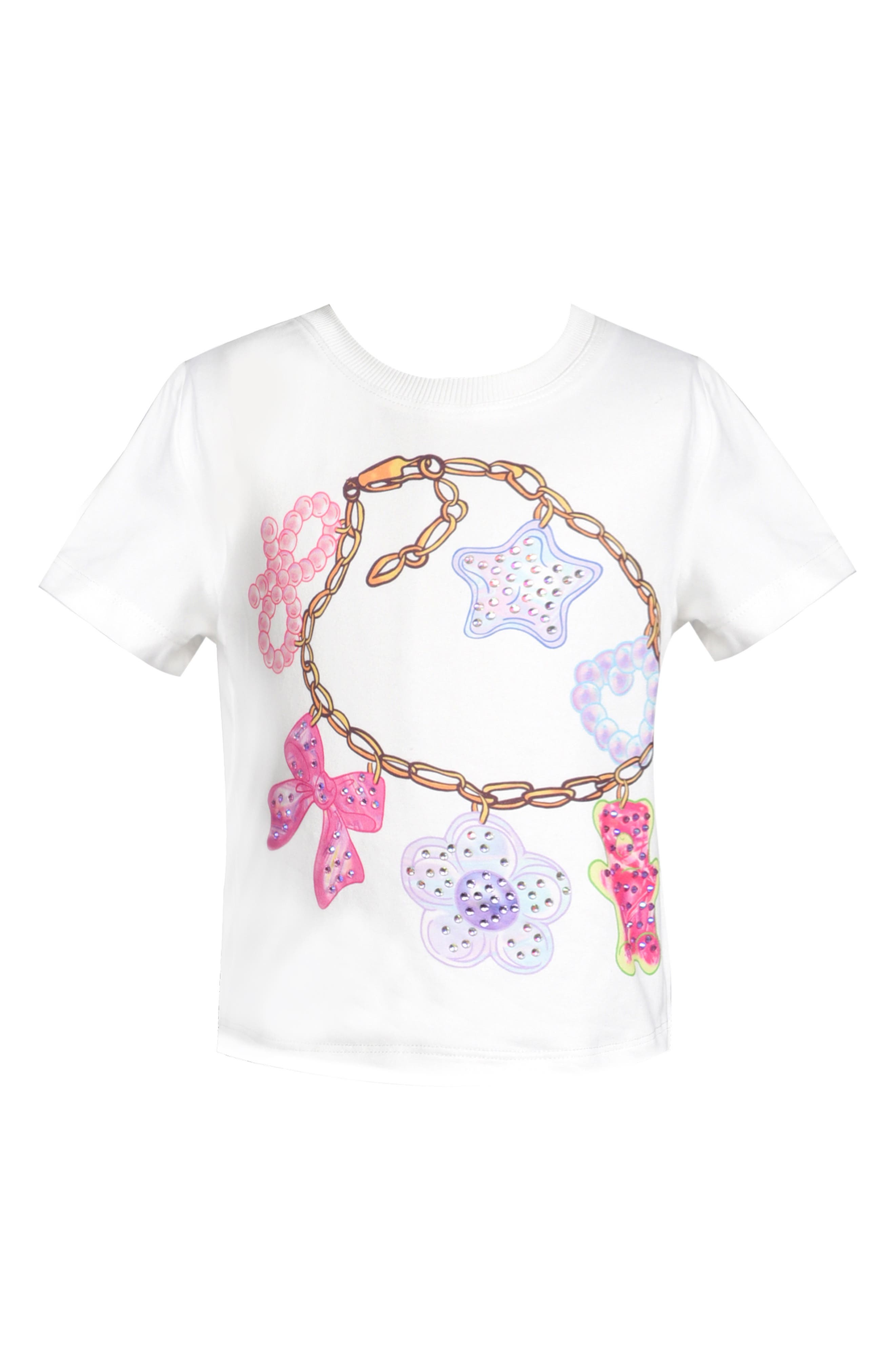 Baby Sara Kids' Charm Bracelet Graphic T-Shirt