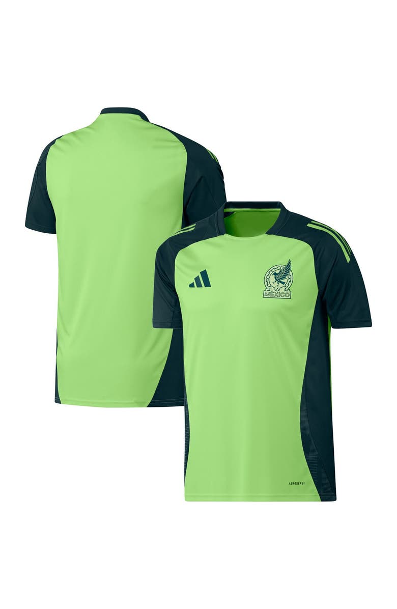 adidas Men's adidas Green Mexico National Team 2024 AEROREADY Training Jersey, Main, color, 