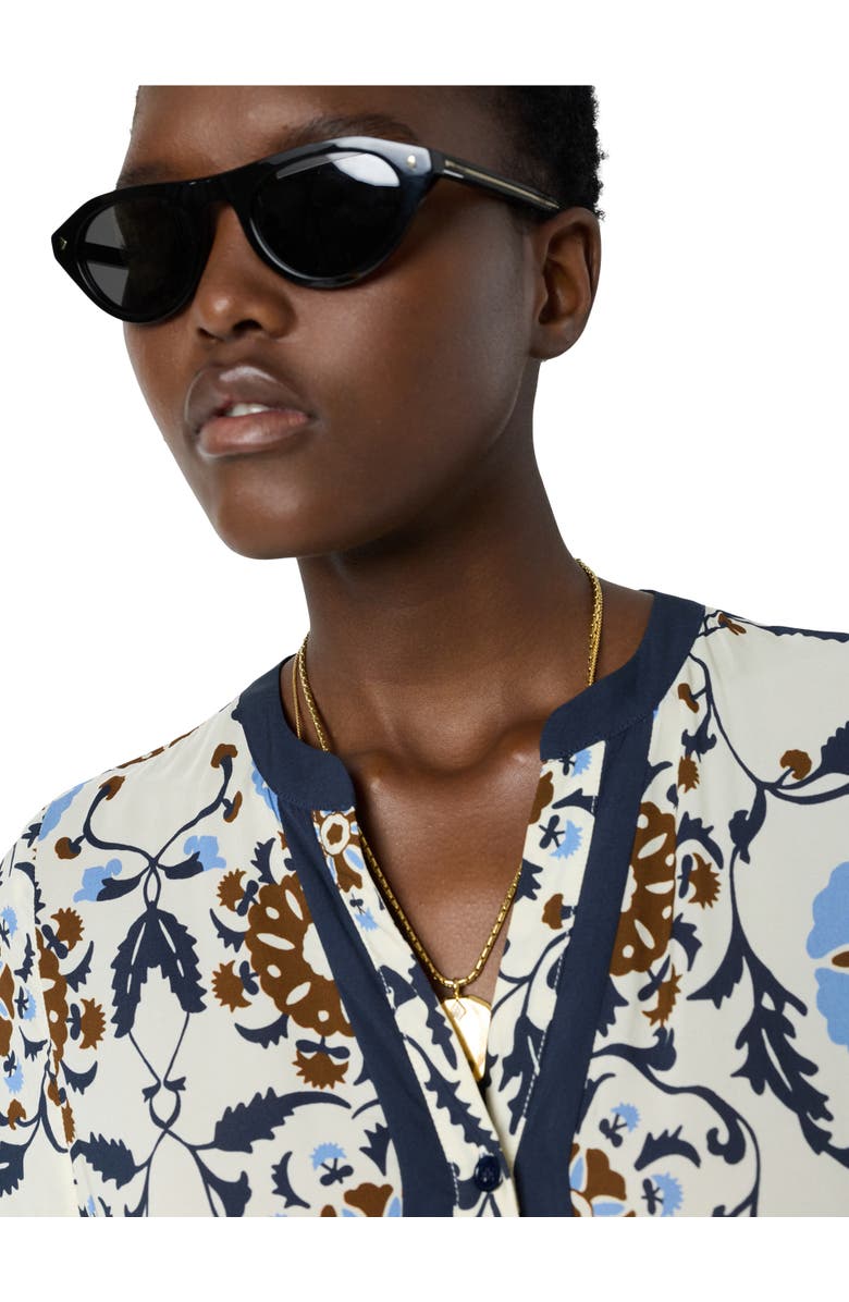 GERARD DAREL Romaine Printed Tunic Dress, Alternate, color, Ecru