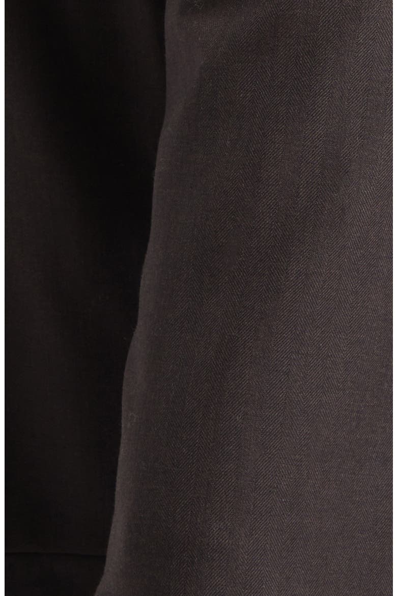 Shon Wool Ankle Pants, Alternate, color, BROWN HERRINGBONE