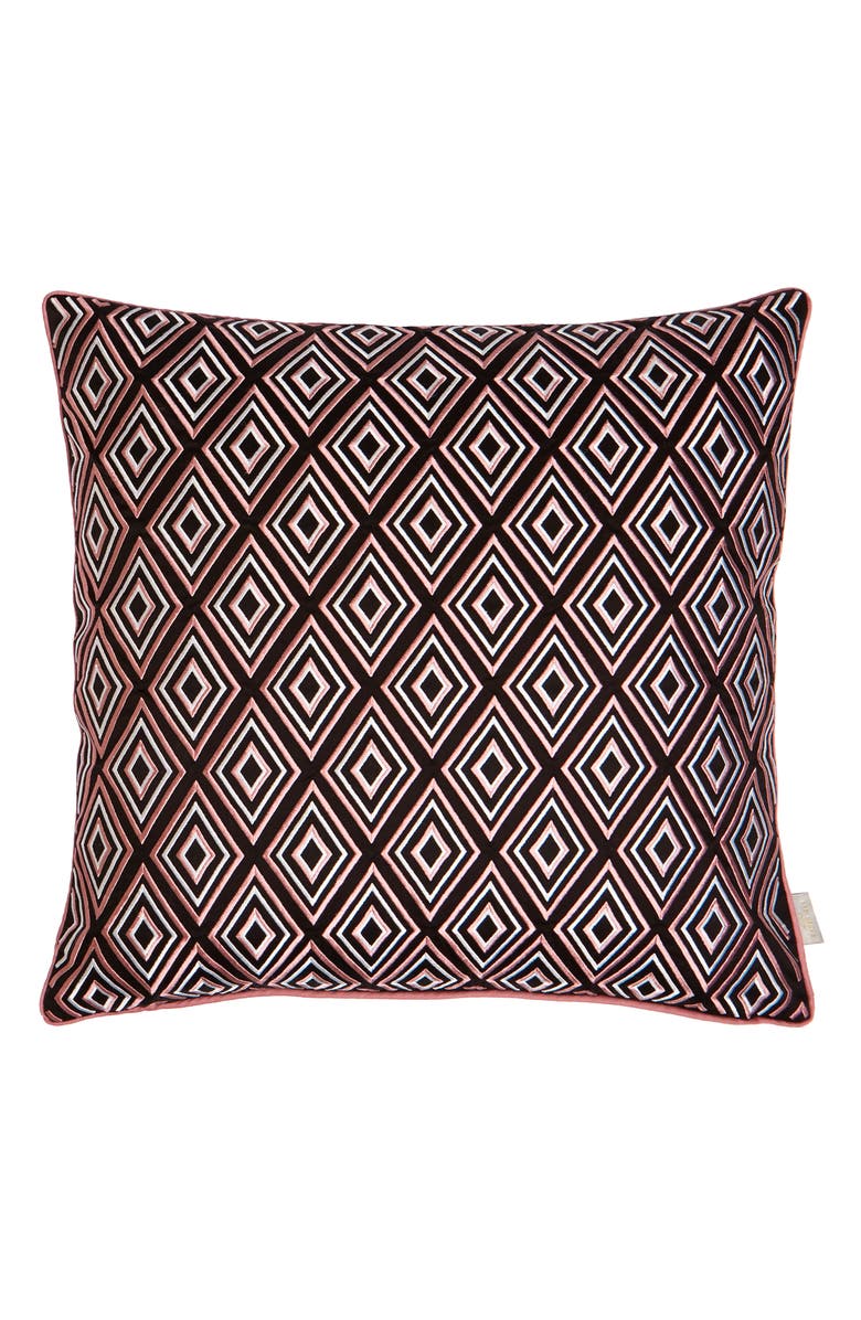 Ted Baker London Hibiscus Embroidered Accent Pillow, Main, color, 