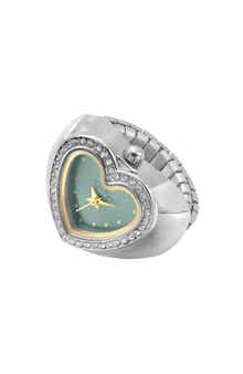 Jessica Simpson Heart Ring Watch, 20mm