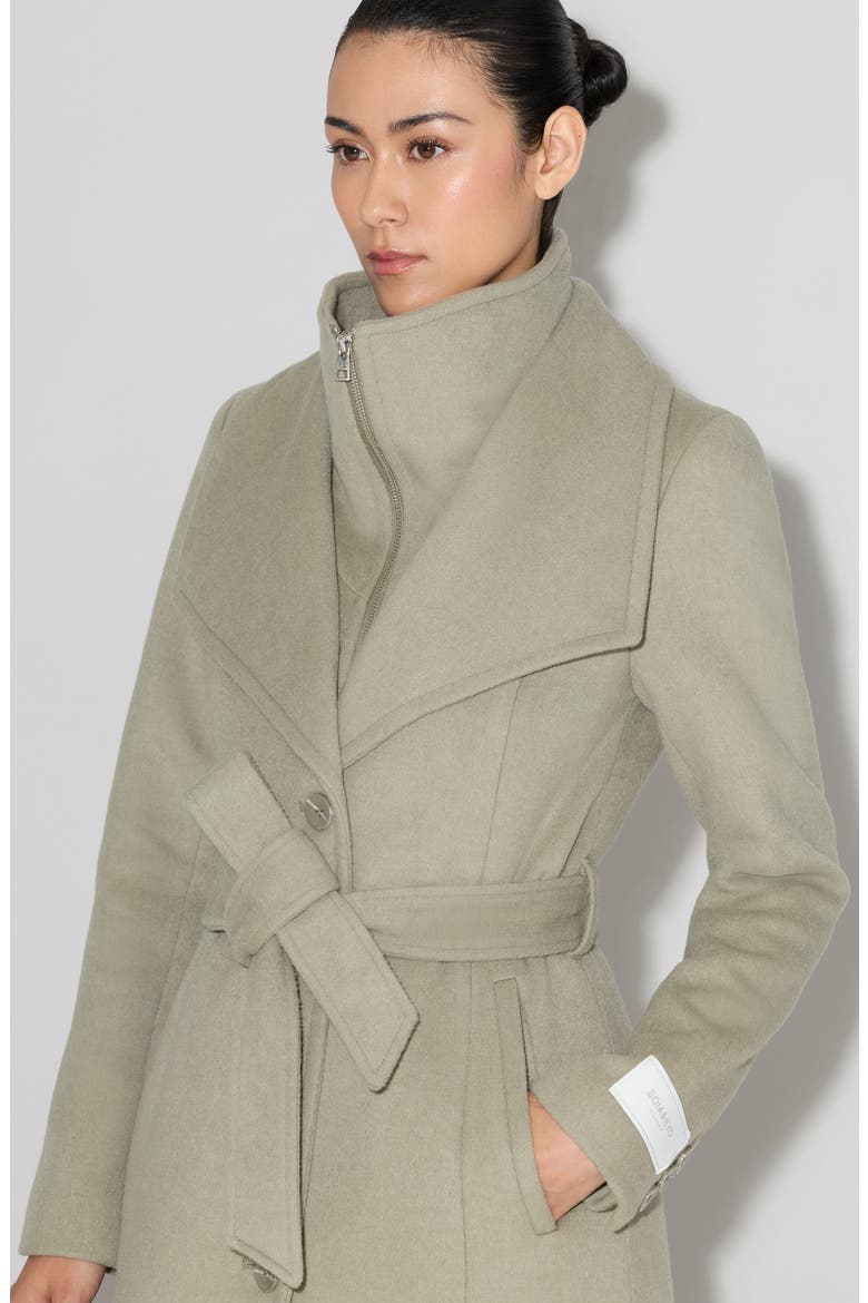 Ilana Wool Blend Coat, Alternate, color, SAGEBRUSH