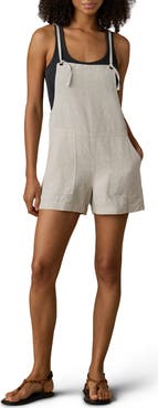 Faherty Sun Strider Linen Romper