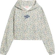 HAPPY CAMP3R Garden Scuba Cropped Graphic Hoodie
