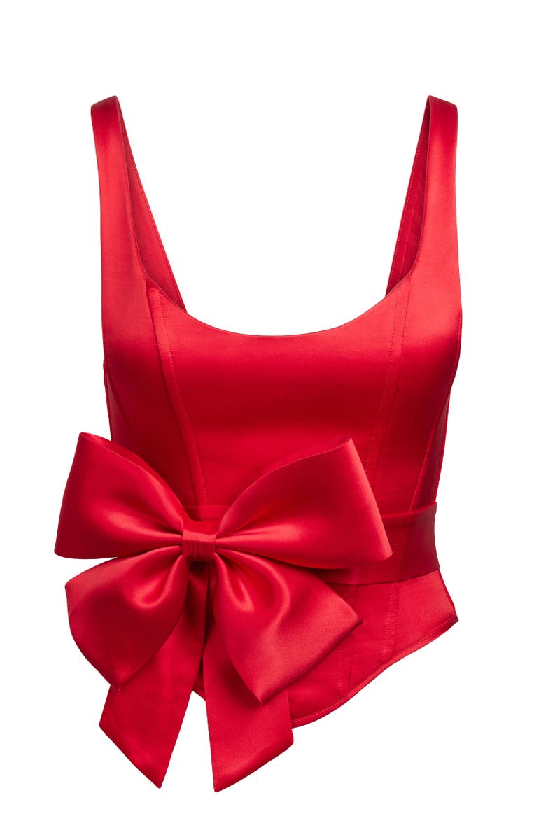 Scarlett Gasque Starlet Corset, Alternate, color, Scarlett Red