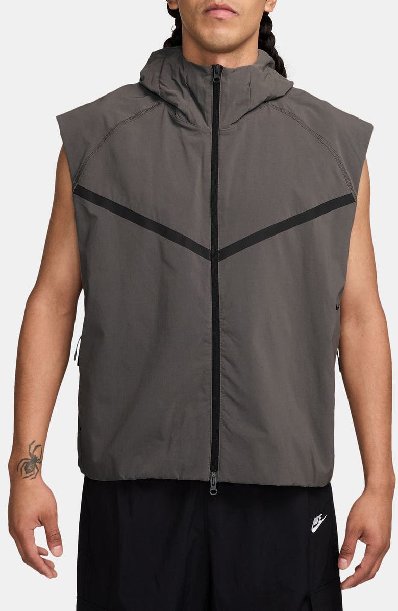 Nike Tech Ergonomic Vest, Main, color, Cave Stone/ Black