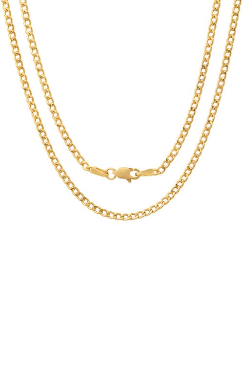 Queen Jewels 14k Gold 20" Miami Cuban Chain Necklace In Gold