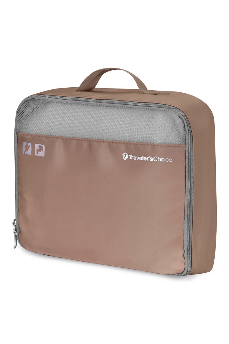 5-Piece Packing Cube Set, Alternate, color, BEIGE