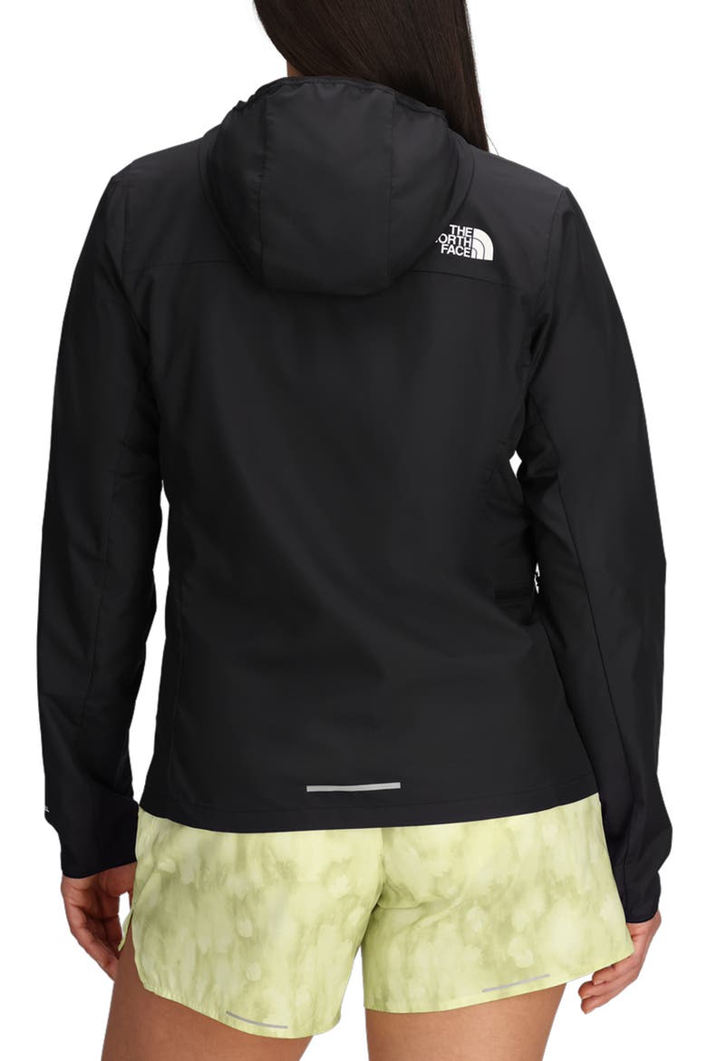 Wind Hooded Jacket, Alternate, color, THE NORTH FACE BLACK