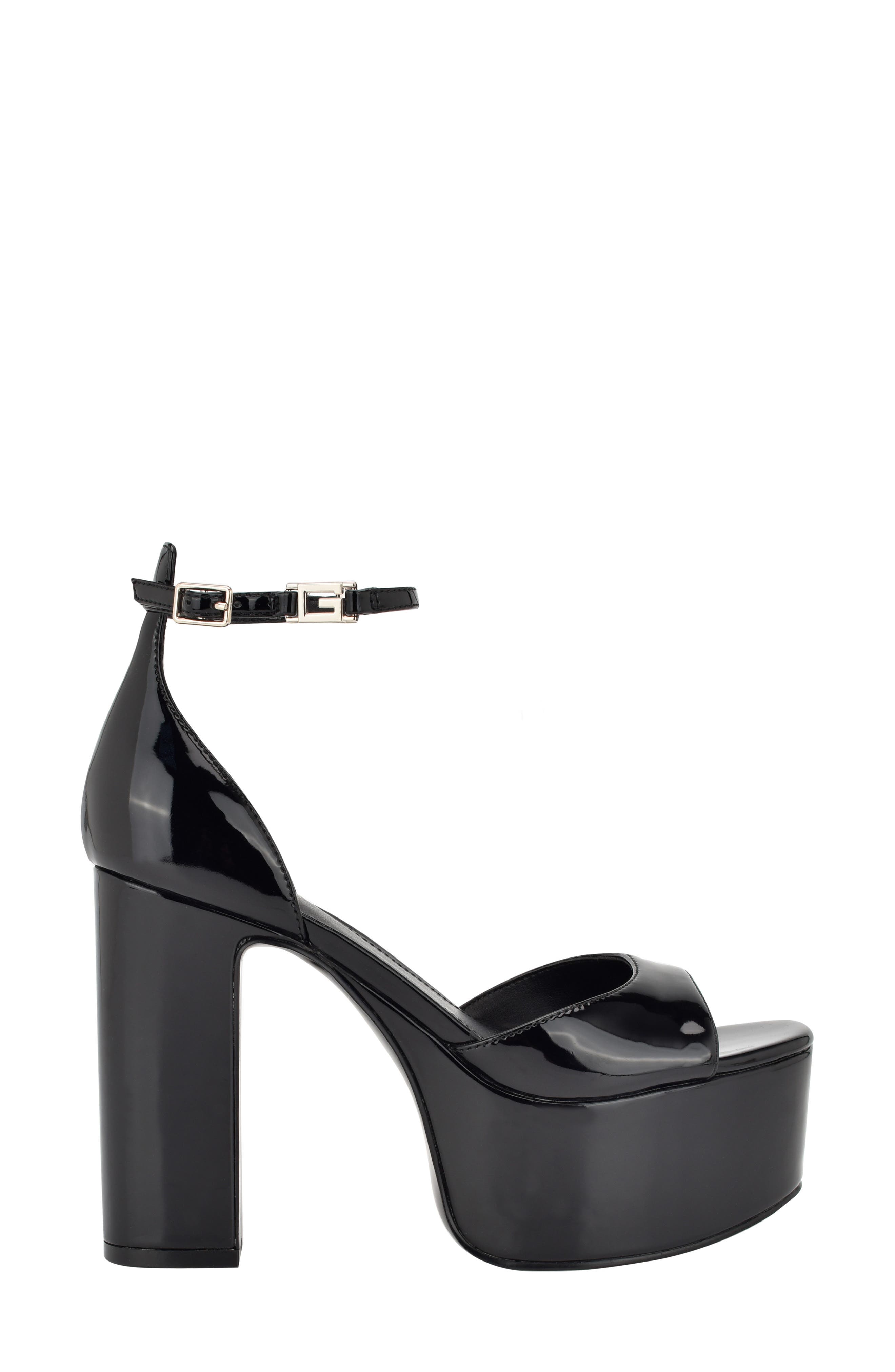 GUESS Selima Ankle Strap Platform Sandal, Alternate, color, 