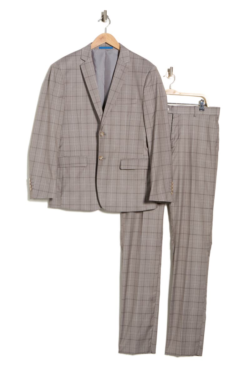 Slim Fit Two-Piece Suit, Alternate, color, GREY