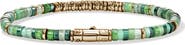 John Hardy Heishi Bracelet, Gold, Hardstones
