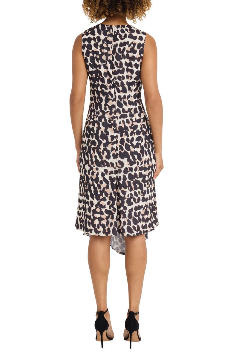 Maggy London Drape Side Midi Dress, Alternate, color, 