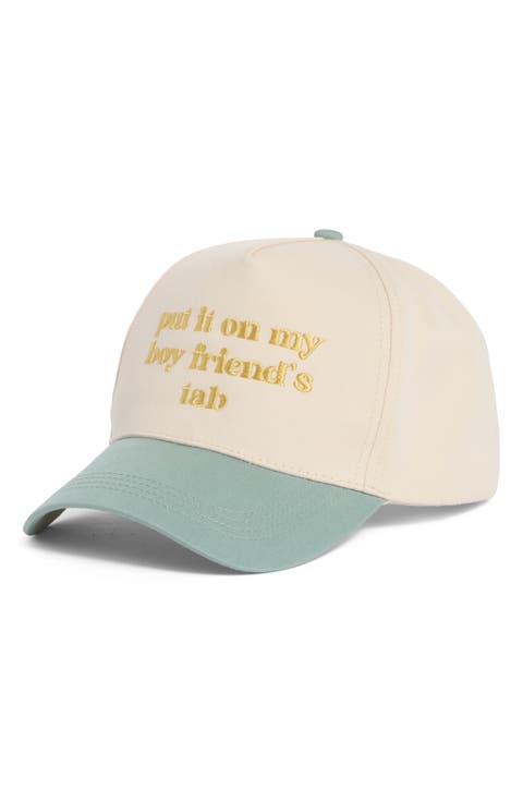 Put it on Boyfriend's Tab Cotton Baseball Cap