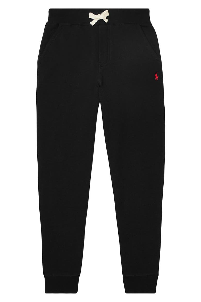 Kids' Fleece Joggers, Main, color, POLO BLACK