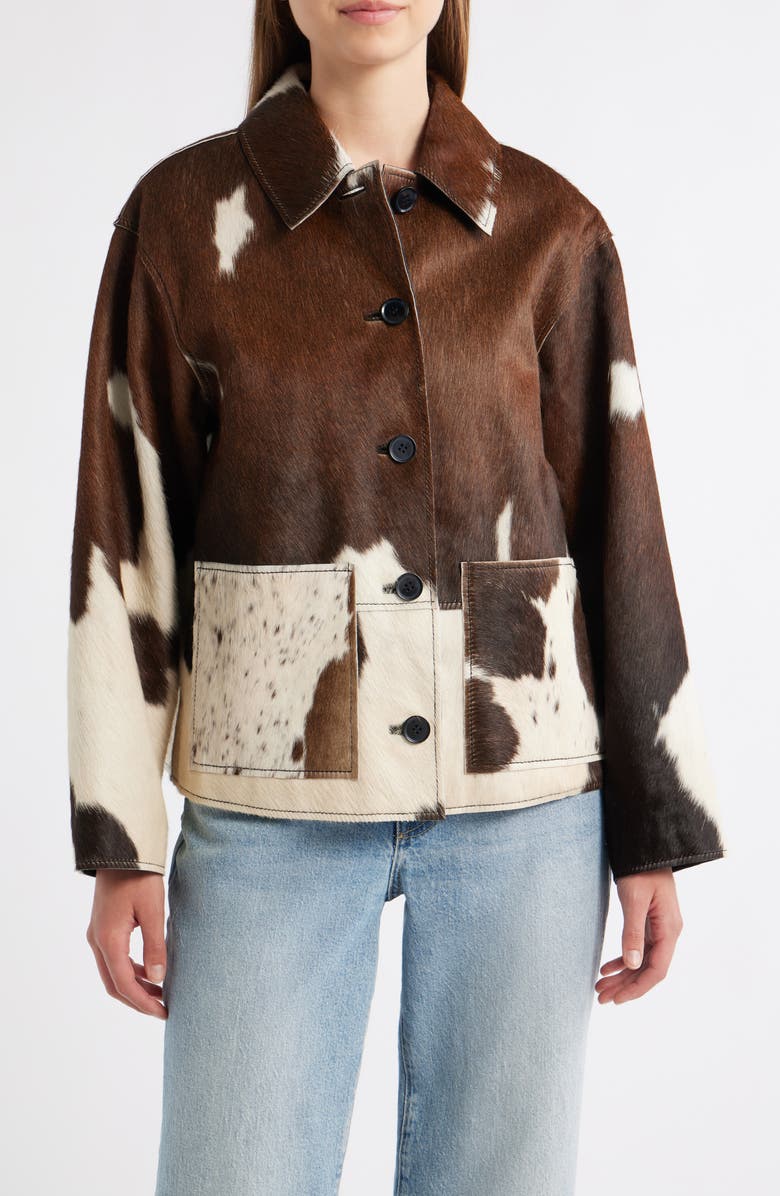 Rails Haisley Genuine Calf Hair Jacket, Alternate, color,