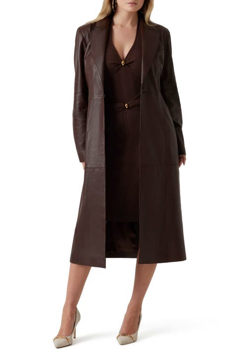 ジャケット・アウター maxi long real leather coat Wvapzxx Genuine Leather Jacket For Women Fall Winter Real
