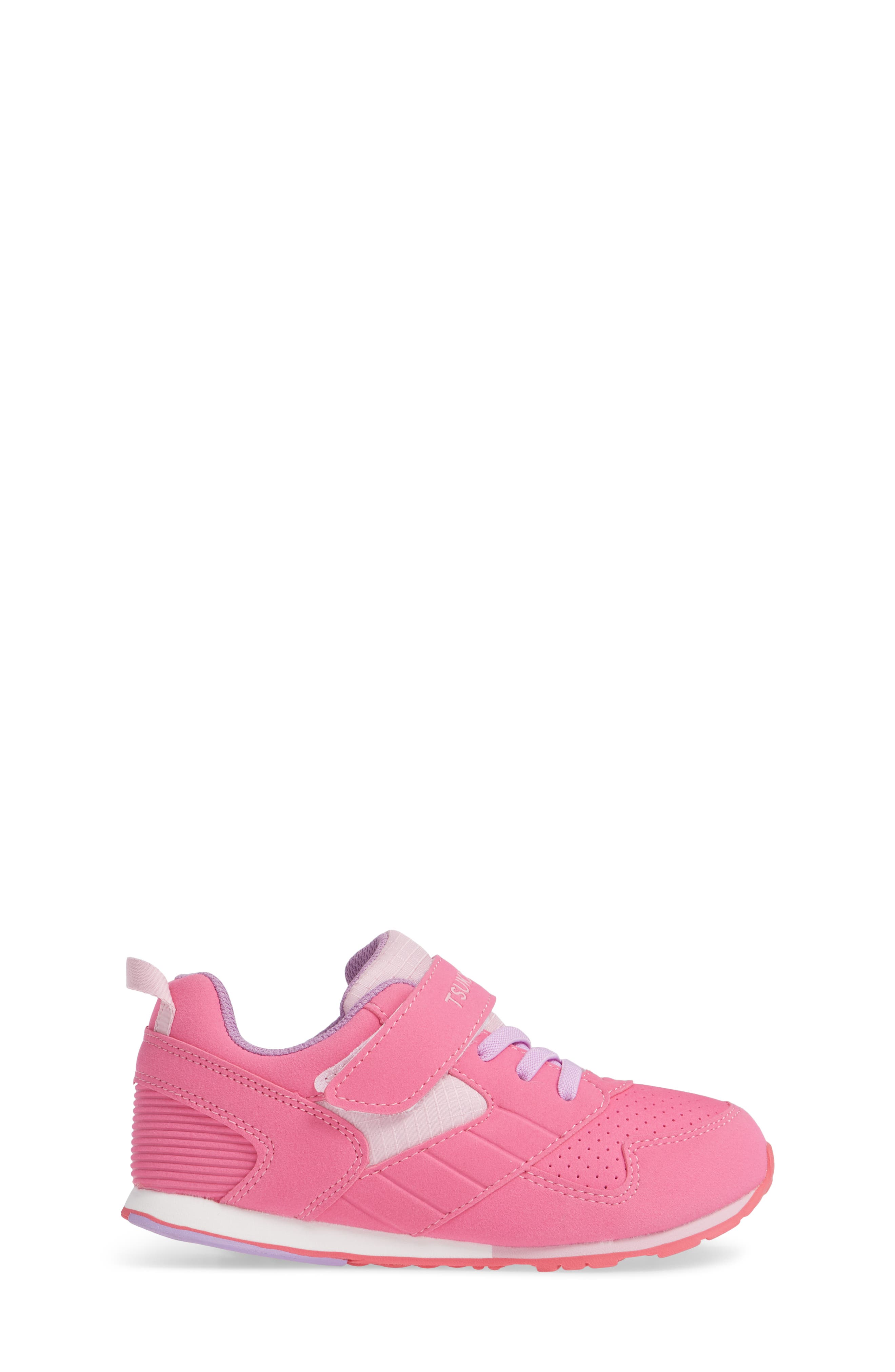 Racer Washable Sneaker, Alternate, color, FUCHSIA/ PINK