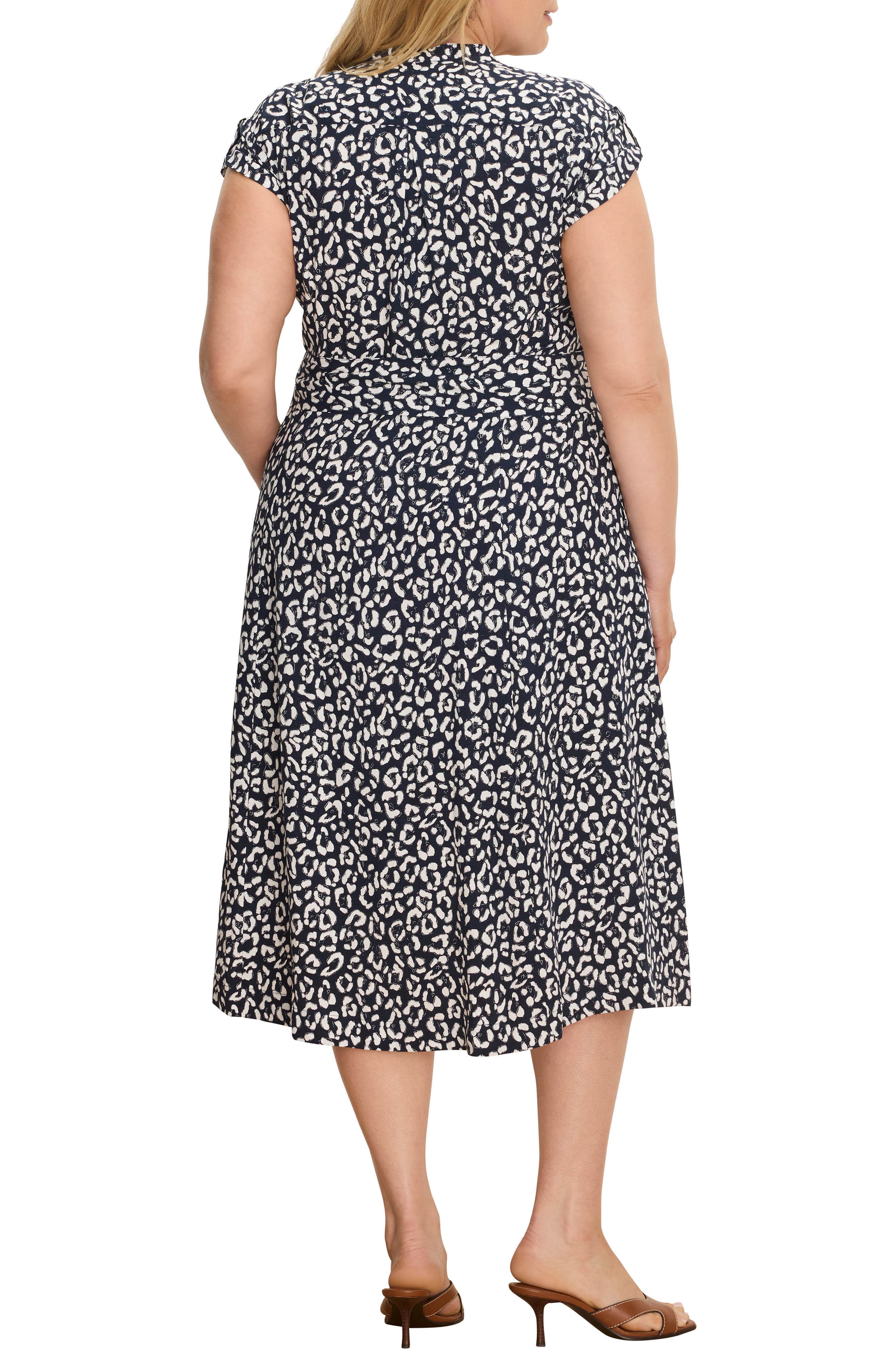 Sonni Leopard Sketch Midi Dress - image 2