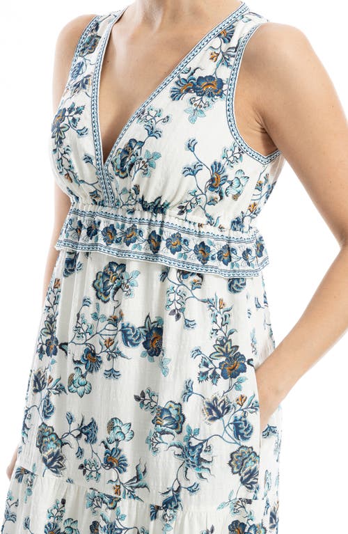 Max Studio Floral Sleeveless Maxi Dress