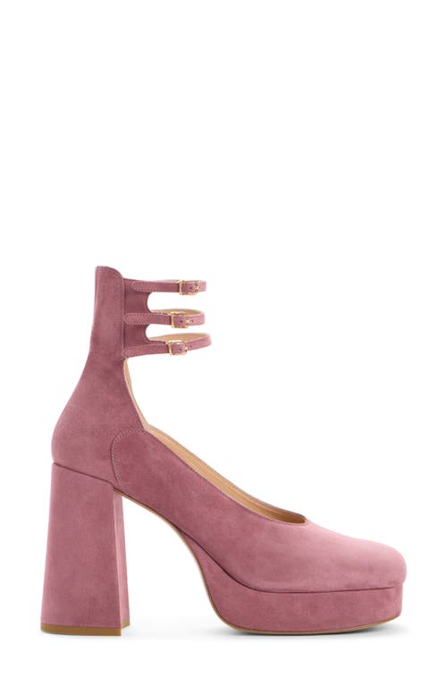Chloé 100mm Triple-buckle Platform Pumps In Pink
