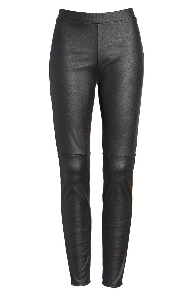 Trouvé Faux Leather Leggings, Alternate, color,