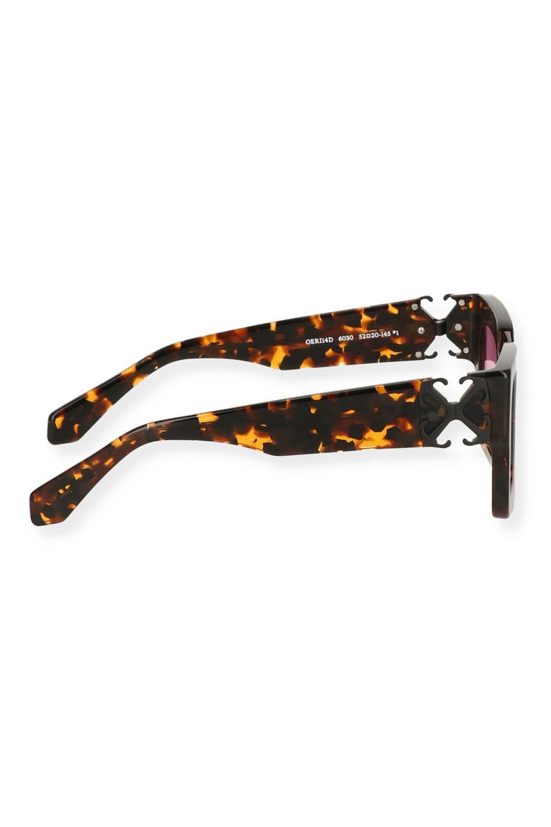 Mystic 52mm Square Sunglasses, Alternate, color, HAVANA PINK