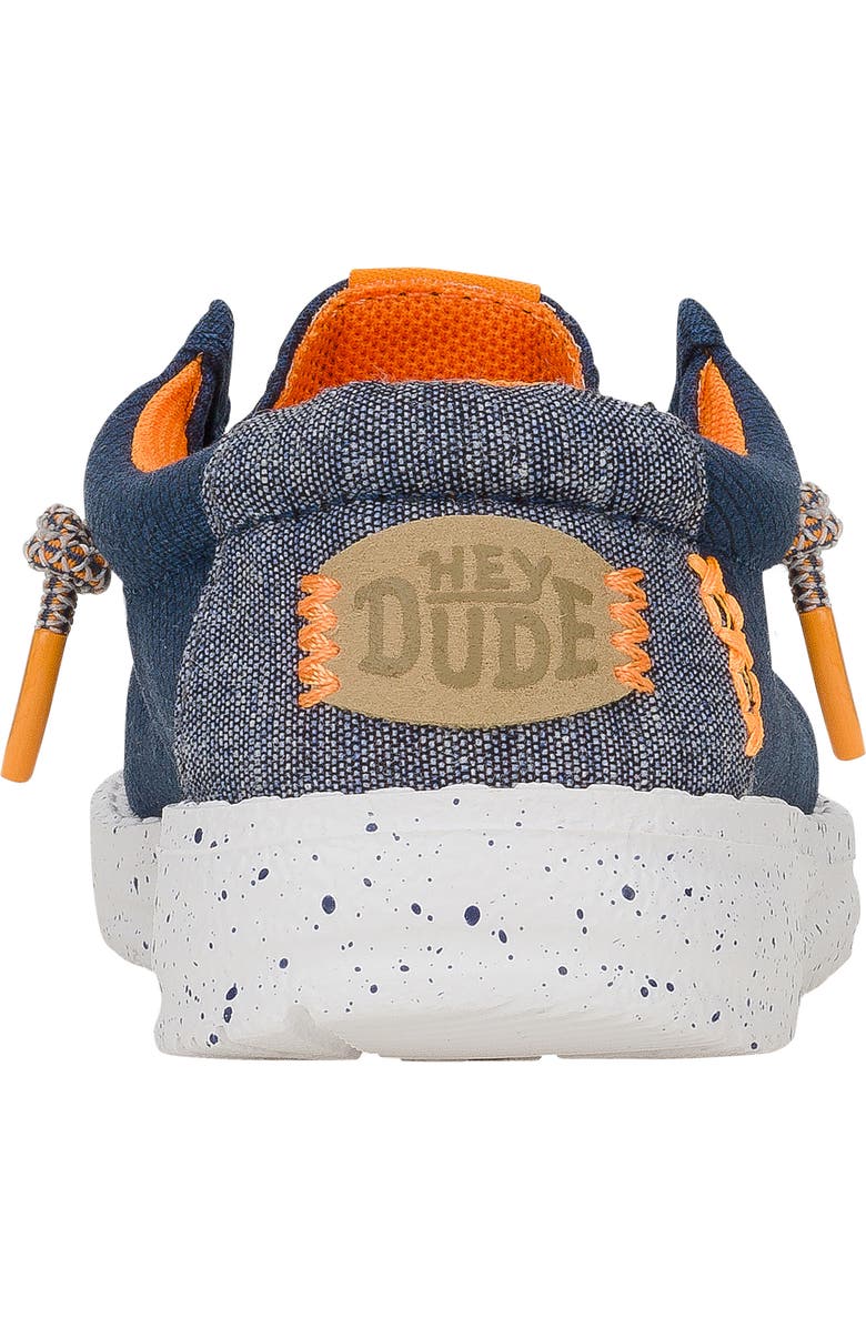 Hey Dude Kids' Wally Sport Grid Sneaker, Alternate, color, Navy Blue